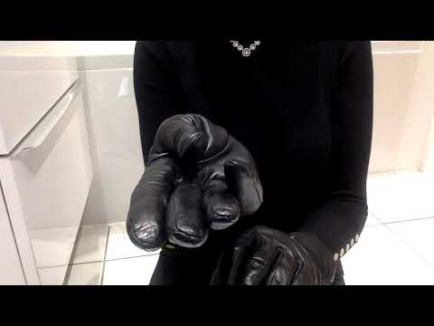 ASMR Mummy Leather Glove Therapy Role Play Session Face Examination and Relaxation Sounds Talking