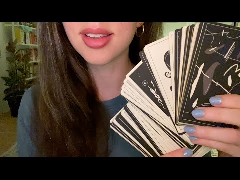 ASMR Tarot Reading for the New Moon (Pick a Pile) 🌚