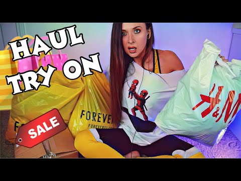 I did it again! Haul & Try on Forever21, H&M *ASMRish