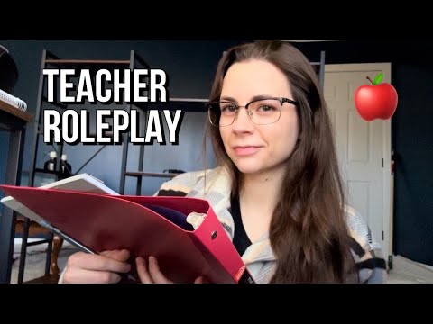 ASMR • School Teacher Helps You With an Exam (Whispering, Personal Attention, Sleepy Sounds)