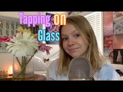 Tapping on Glass ASMR 🔍🥛😴✨🎀❣️