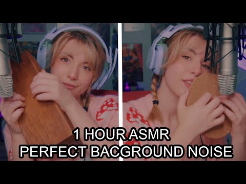 1 HOUR ASMR THE PERFECT BACKGROUND NOISE (EAR TO EAR) (NO TALKING)
