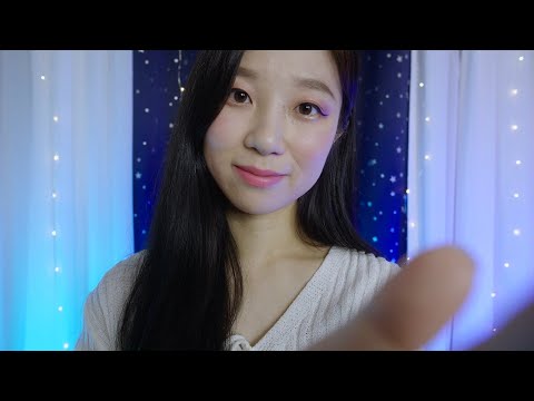 Relaxing Face Touching & Whispers For Your Sleep⭐️ ASMR