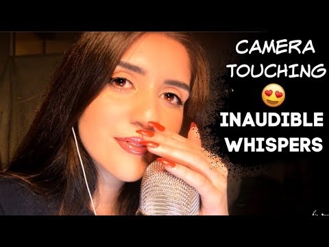 Tingly Face Touching with Inaudible Whispers ❤️ ASMR