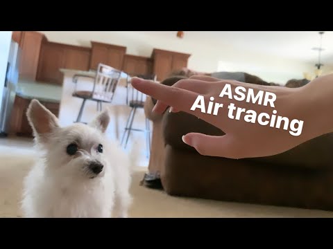 ASMR Air Tracing + Mouth sounds☝️🗣