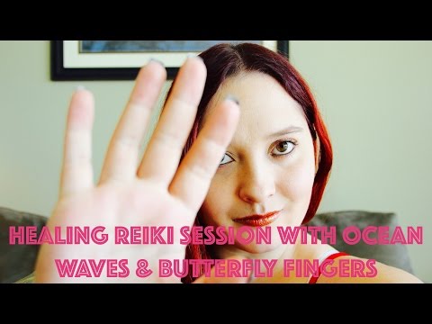 Healing Reiki ASMR Session RP With Ocean Waves & Butterfly Fingers (RP MONTH)