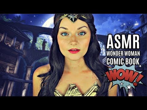 Wonder Woman Reads Her Graphic Novel ~ ASMR