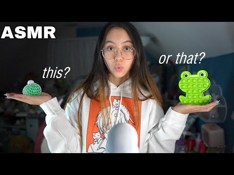 ASMR | This or That? (decision making triggers)