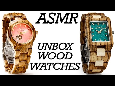 ASMR Soft Spoken Tapping & Scratching, Wooden Watch Review, 3Dio Ear to Ear Sounds for Relaxation