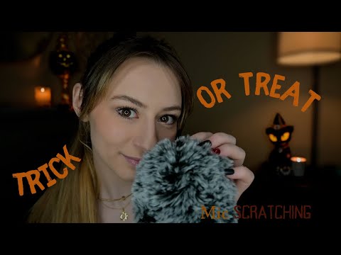 Repeated Trick or Treat and Mic Scratching | ASMR - Seasonal Sounds, Halloween