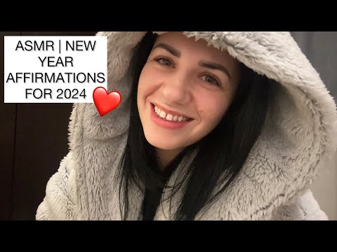 ASMR | Inspiring New Year Affirmations For 2024 ❤️ (Whispering, Rambles & Hand Movements)