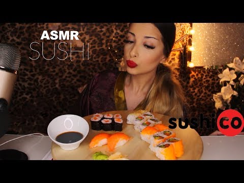 SUSHI YEDİM 🍣 | TÜRKÇE ASMR | EATING SOUNDS | SUSHI ASMR