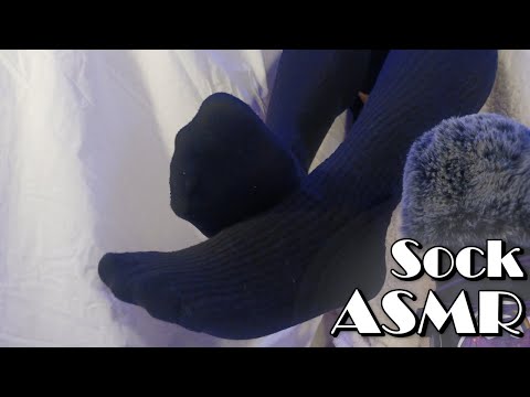 ASMR Rubbing Thigh High Socks Together And On Mic (No Talking)