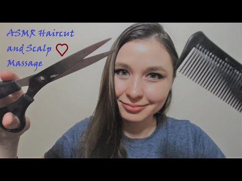 ASMR Haircut and Scalp Massage Roleplay #ASMR #Roleplay