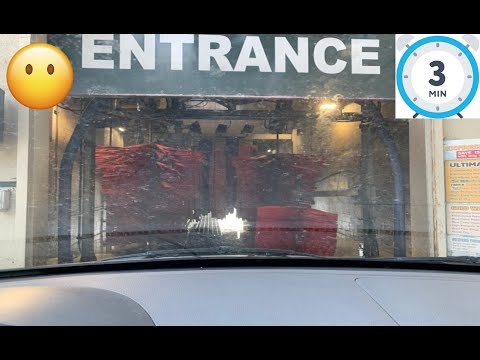 ASMR 3 Minute Getting My Car Washed (No Talking)