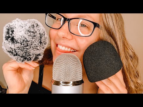 ASMR WITH TWO NEW MIC COVERS