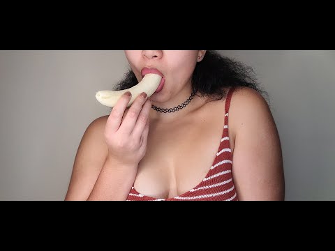 2 Bananas 🍌 🍌With Finger Licking ASMR