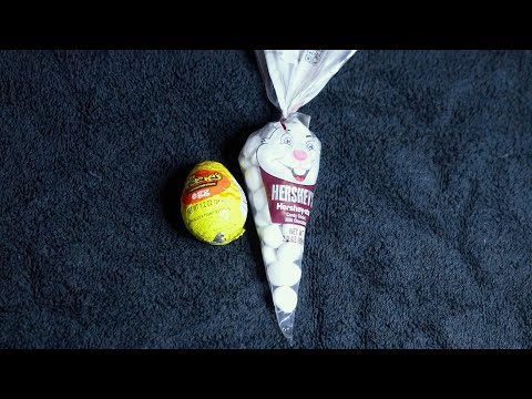 HERSHY CANDY COATED CHOCOLATES ASMR EATING SOUNDS