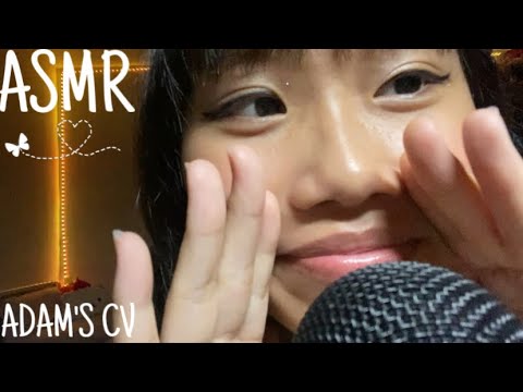 ASMR inaudible whispering,mouth sounds,positive affirmations🌻💛⭐️(Adam’s CV)