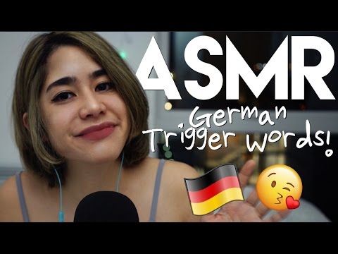 [ASMR] German TRIGGER Words!! Learn with me~