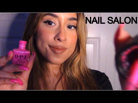 Doing Your Nails | Tingliest Manicure with Voiceover [ASMR Roleplay]