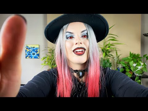 ASMR Vampire GF Gives Face/Scalp Massage | Personal Attention, Whisper, Voice/Visual Guided Massage