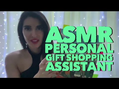 ASMR Holiday Gift Catalogue Shopping Personal Assistant Role Play (Whispered, Sticky Sounds)🎁💝💐