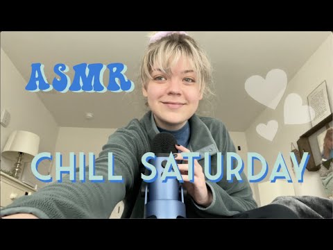 ASMR chill Saturday vibes 🤍 hand movements,  relaxing triggers, mini update