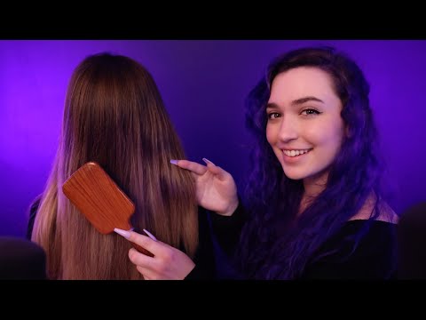 ♡ Brushing My Sister's Hair ♡ ASMR ♡ Hair Play ♡ ft. ​⁠@KealaASMR