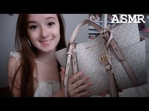 ASMR What’s In My Purse! 👛 (Tapping+Lot’s of whispers)