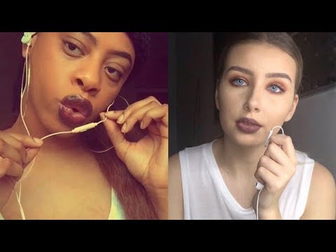 ASMR LAYERED MOUTH SOUNDS COLLAB w/ Vanilla Whispers ASMR