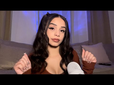 ASMR | MOUTH Sounds, Hand Movements, Tongue Clicking, Camera Tapping, Finger Flutters +