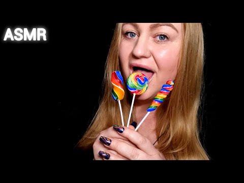 ASMR Mini🌈 Lollipop Intense Mouth Sounds (NO TALKING)