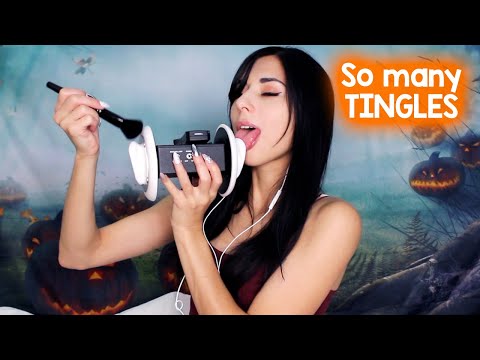 ASMR Casual Mouth Sounds, Ear Eating, Licking, Mixed Triggers | INTENSE | 3Dio Ear to Ear