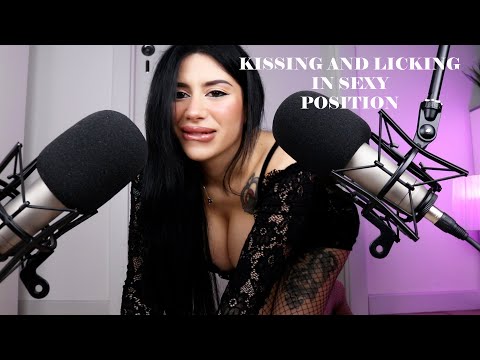 ASMR KISSING & LICKING IN SEXY POSITION (SEE INFOBOX)
