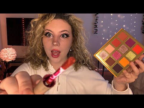 ASMR GIVING YOU A FALL🎃MAKE-OVER✨ (Makeup, Hair, Outfit!)