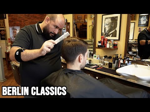 💈 Comb and Scissors Work: The Best ASMR Trigger | Traditional Barbershop in Berlin