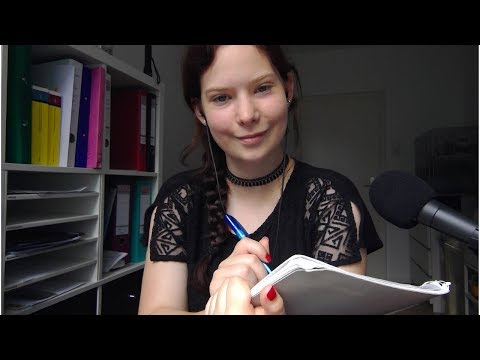 ASMR Sleepclinic (triggertest) roleplay (tapping, matches, paper ripping, lotion)