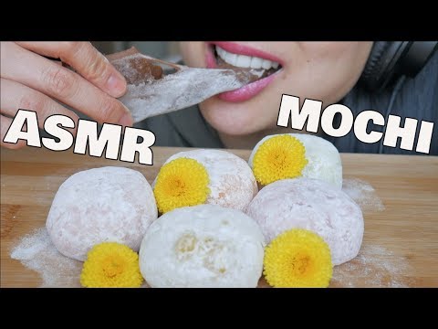 ASMR MOCHI (SOFT STICKY EATING SOUNDS) | SAS-ASMR