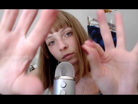 ASMR taking away your negative energy (hand movements up close) ✨