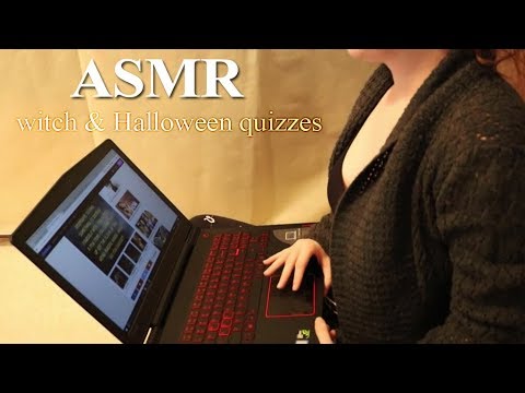 ASMR - Witchy/Halloween Online Quizzes! - Soft Talking, Clicking