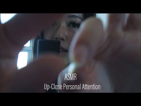 ASMR Up-Close Personal Attention (Relaxing Hand Movements and Whispering)