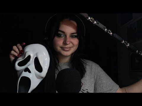 ASMR Cosplay Props & Accessories Show & Tell | fabric sounds, fake blood, tapping