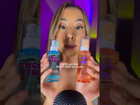 ASMR GRWM Wet n Wild Makeup #asmr #shorts #asmrmakeup #wetnwild