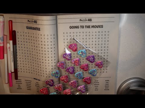 Going To The Movies ASMR Word Search