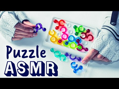 ASMR Solving Crystal TETRIS PUZZLE (Clicky Plastic Sounds) 😴NO TALKING for SLEEP