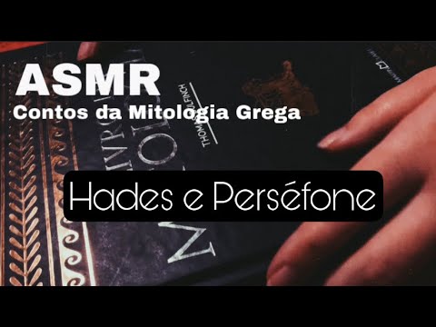 ASMR Caseiro | Lendo contos da Mitologia Grega! | Sussurros, tapping e paper sounds!