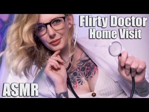 ASMR Flirty Doctor Home Visit Gets Frisky - Roleplay