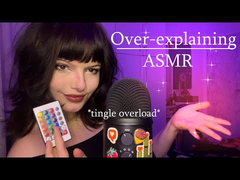 ✨Over-explaining ASMR | Intense Whispers, Tapping, Mouth Sounds & Random Triggers