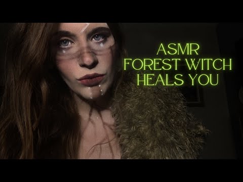 ASMR Forest Witch Heals you ( louder Version ) special guest